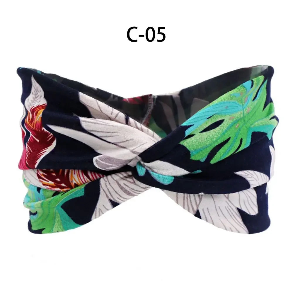 1PC Flag Pattern Stretchable Sports Headband Men Women Fitness Sweat Bands Anti-Slip Yoga Hair Bands Oudoor Headband Scarf