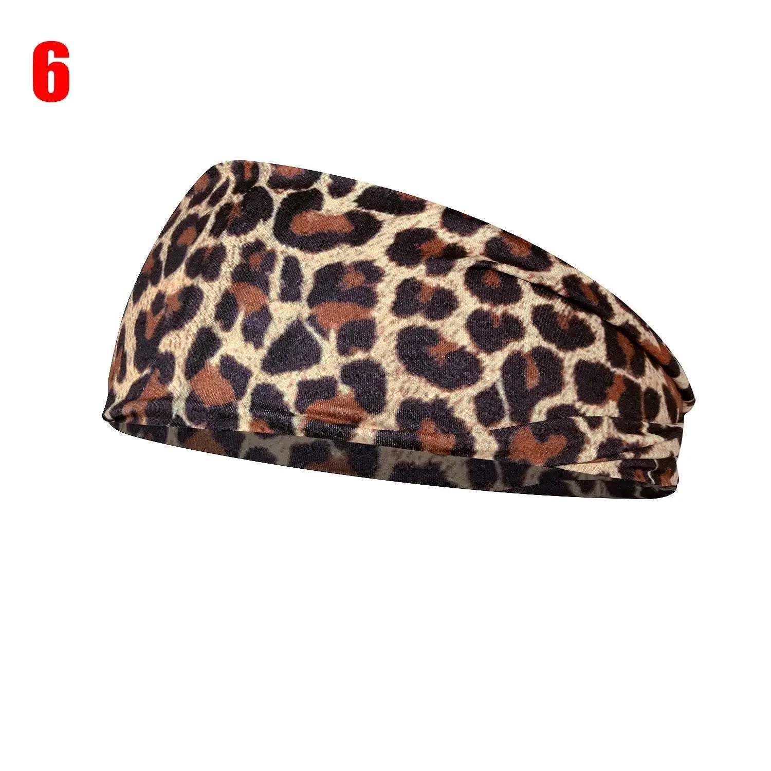 1PC Flag Pattern Stretchable Sports Headband Men Women Fitness Sweat Bands Anti-Slip Yoga Hair Bands Oudoor Headband Scarf