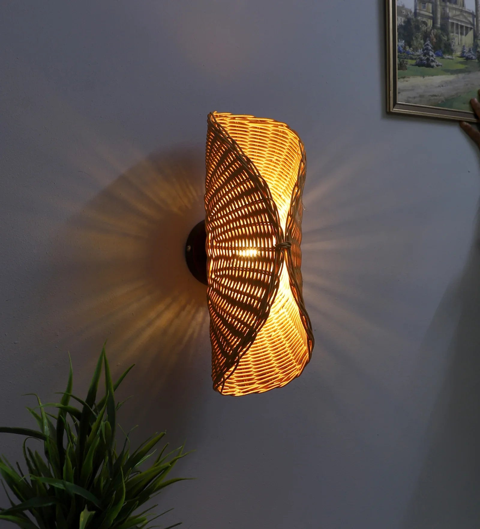 Rattan Wall Lamps