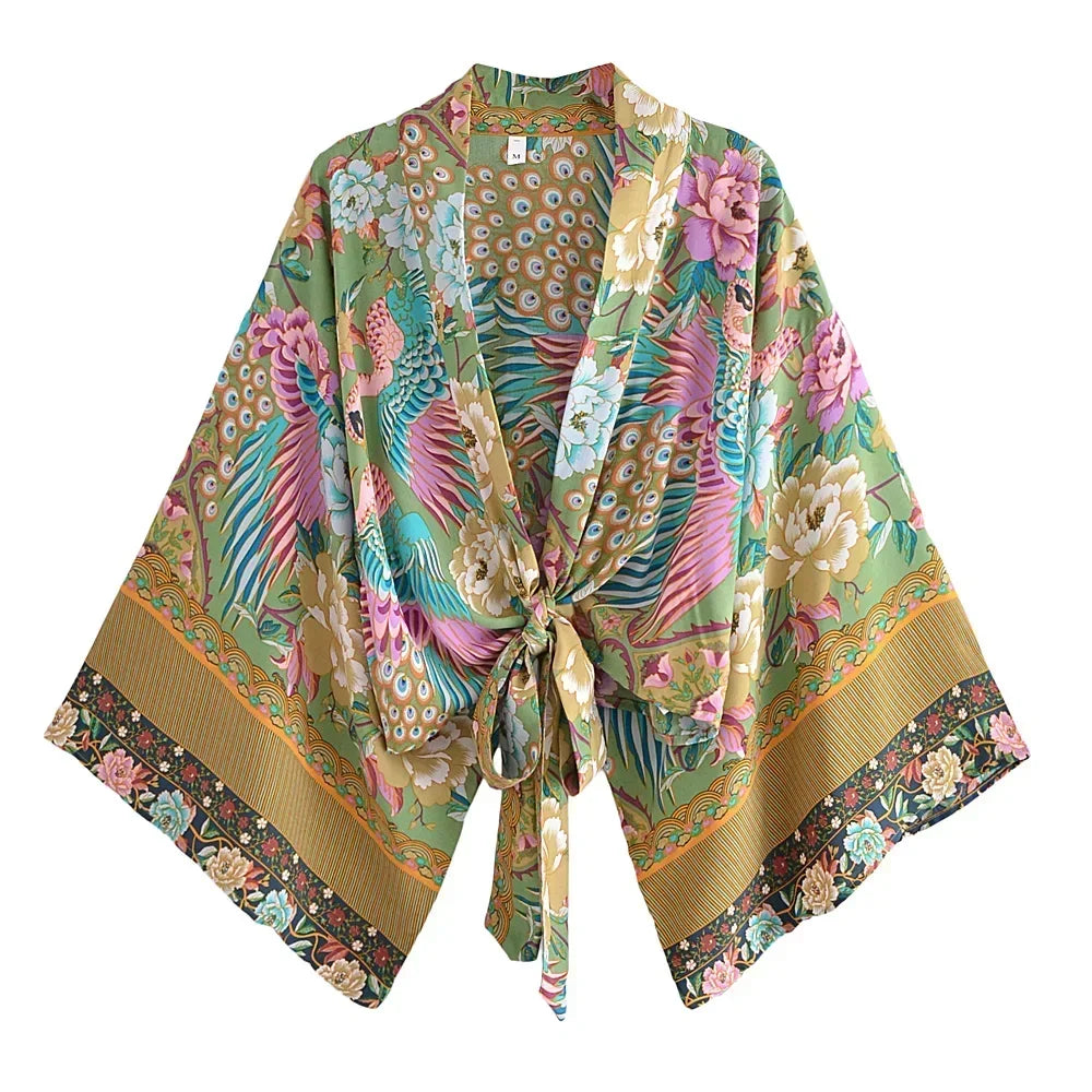 Voiashop Short  Kimono