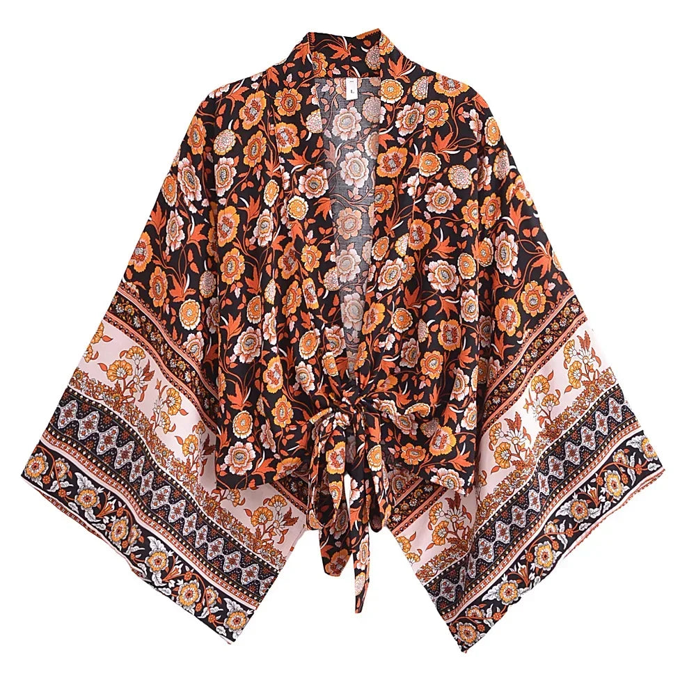 Voiashop Short  Kimono