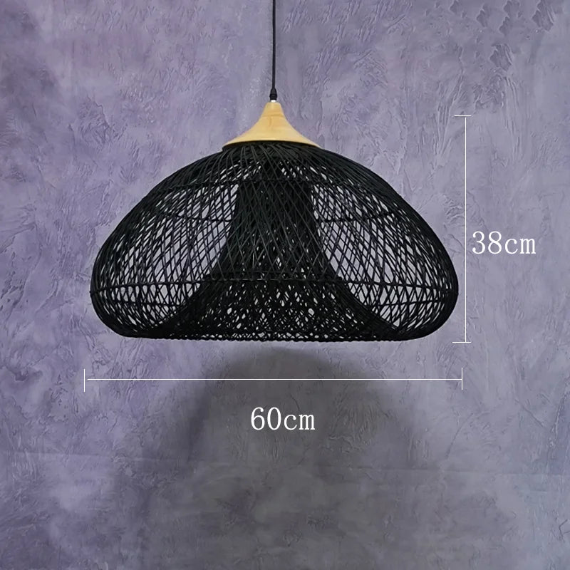 Pendant Lamps Vintage handmade rattan
