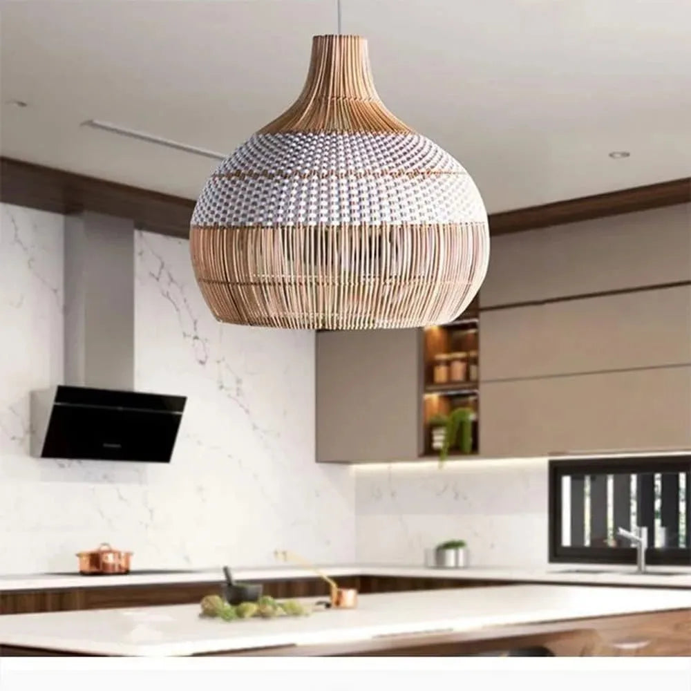 Rattan Chandelier Ceiling