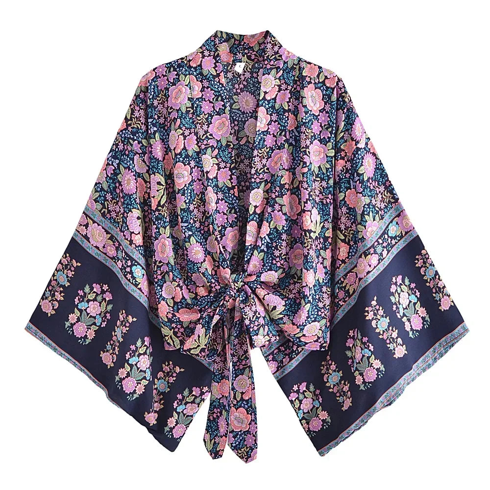 Voiashop Short  Kimono