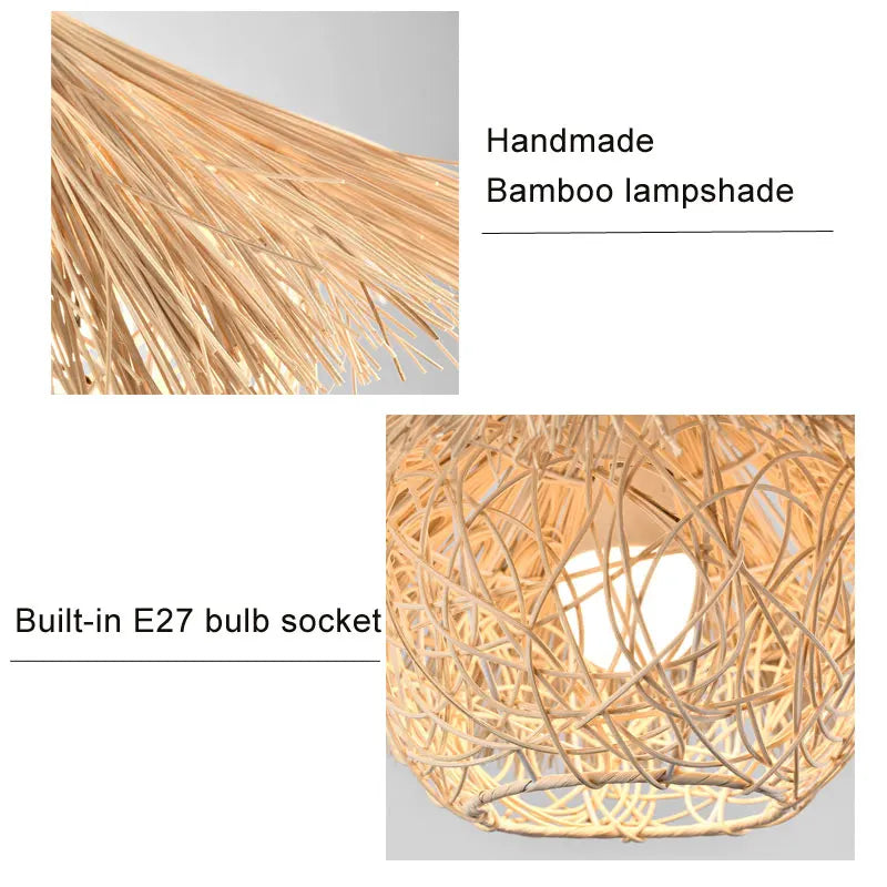 Creative Rattan Woven Chandelier