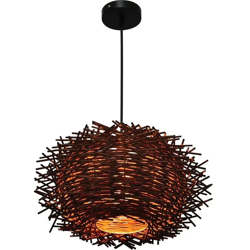 Bamboo Chandelier Rattan