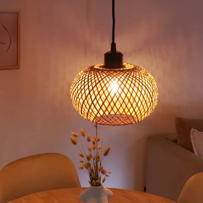 Bamboo Pendant Lamp Chandelier