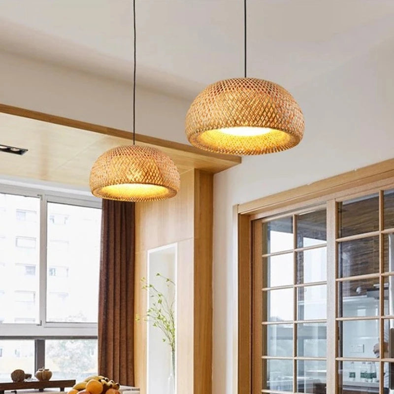 Bamboo Pendant Lamp Chandelier