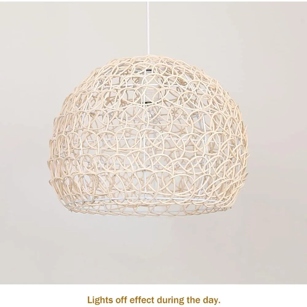 Rattan Pendant Light Handwoven