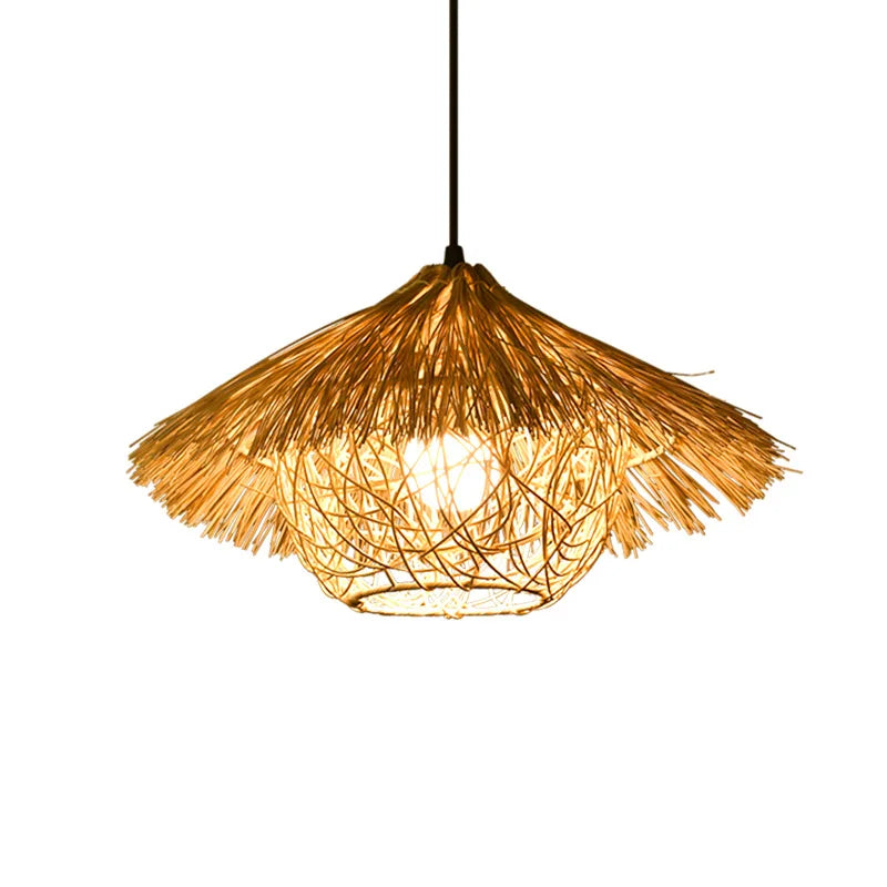 Creative Rattan Woven Chandelier