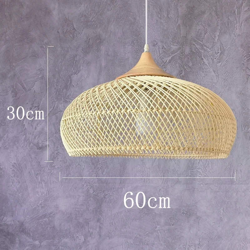 Pendant Lamps Vintage handmade rattan