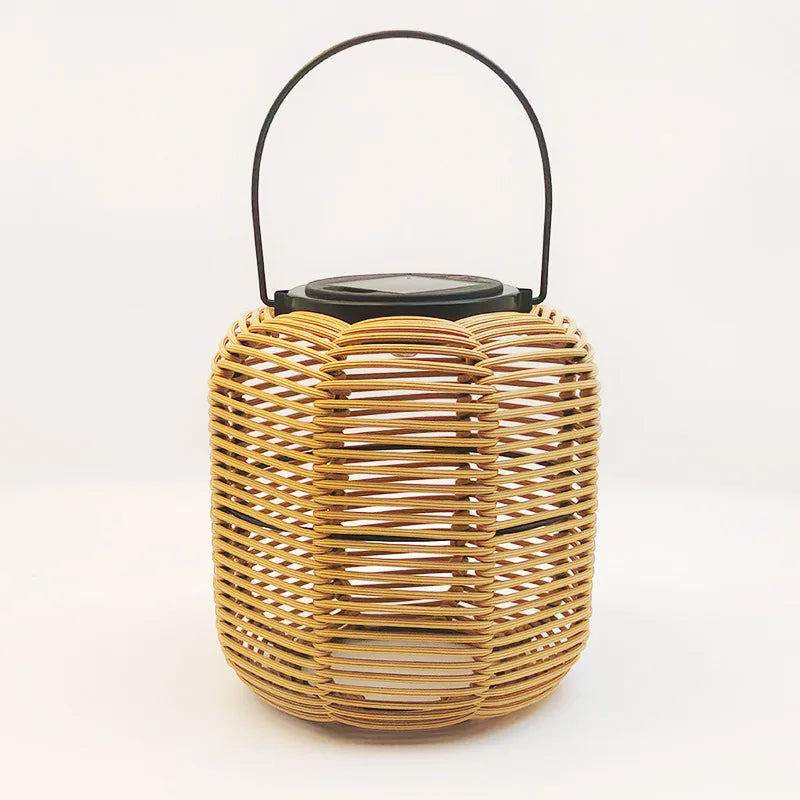 Outdoor Solar Lamp Rattan