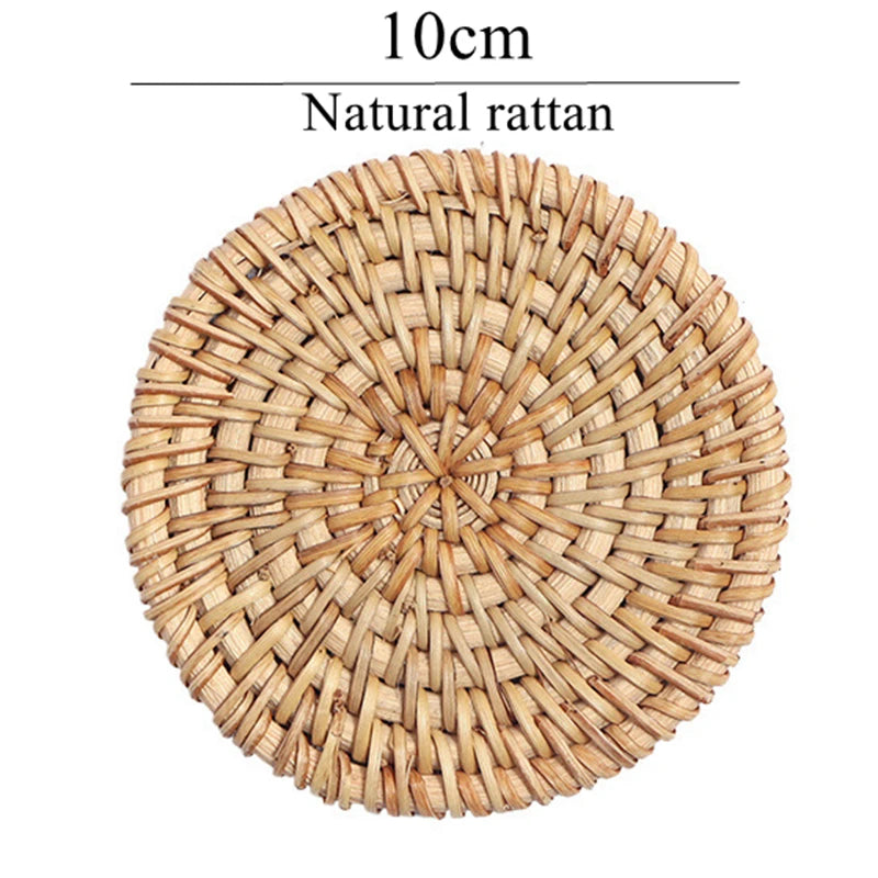 Rattan Coaster Table