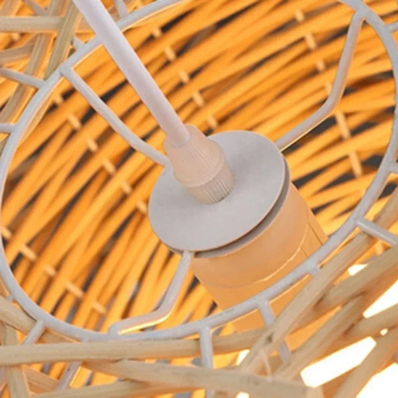 Bamboo Chandelier Rattan