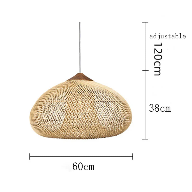 Pendant Lamps Vintage handmade rattan