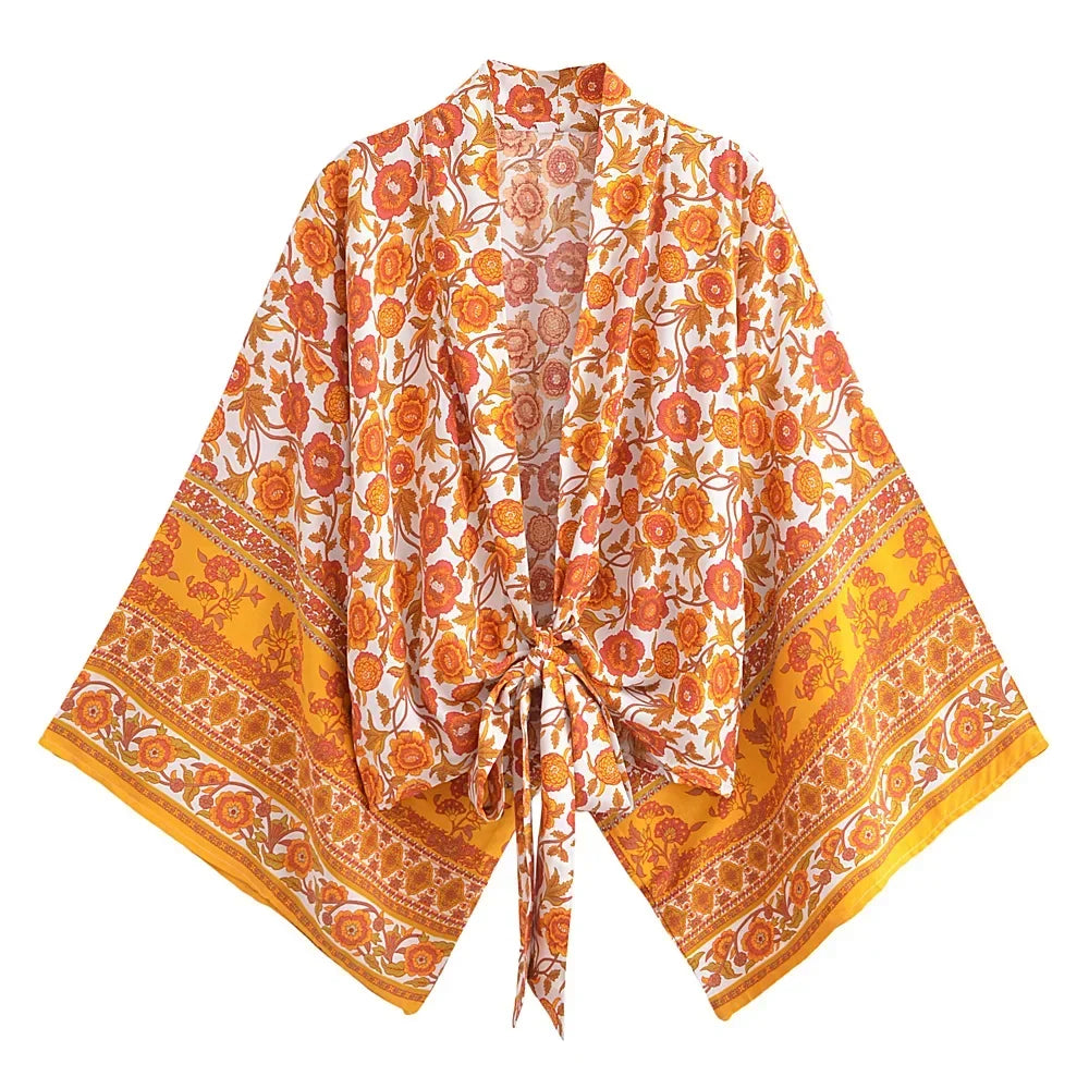 Voiashop Short  Kimono