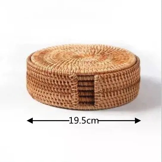 Rattan Coaster Table
