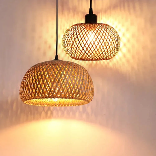 Bamboo Pendant Lamp Chandelier