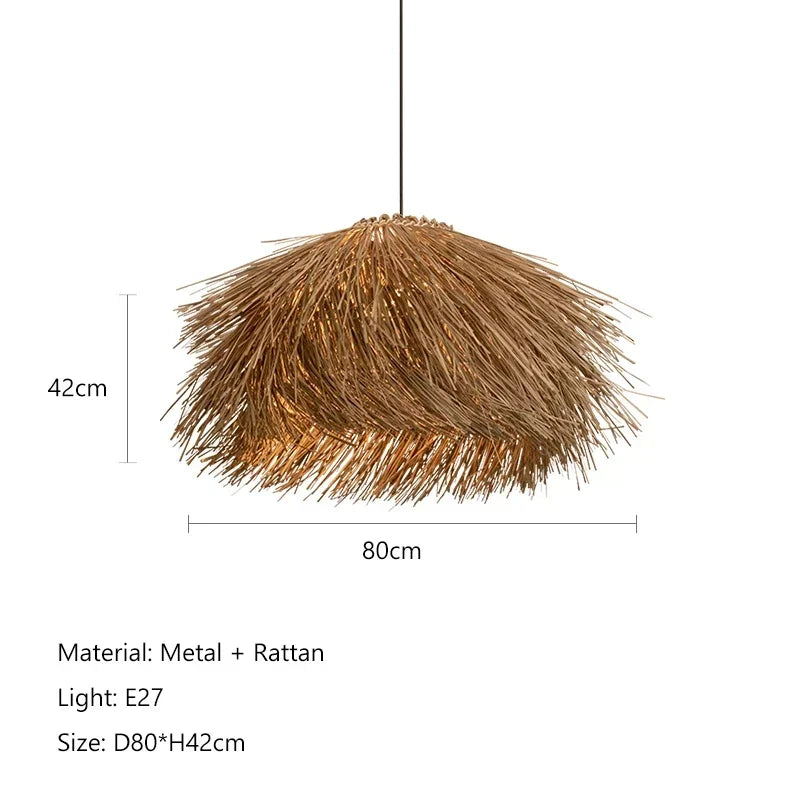 Hand Woven Rattan Chandler