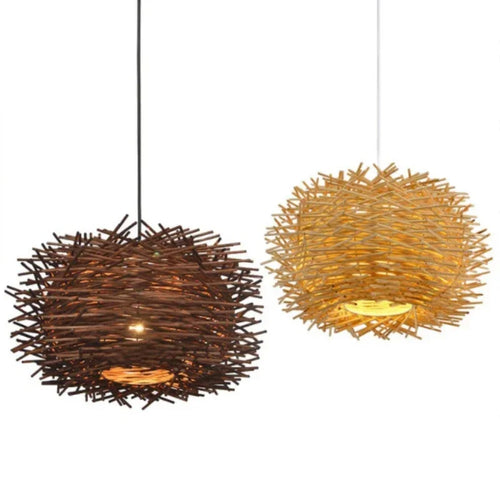 Bamboo Chandelier Rattan