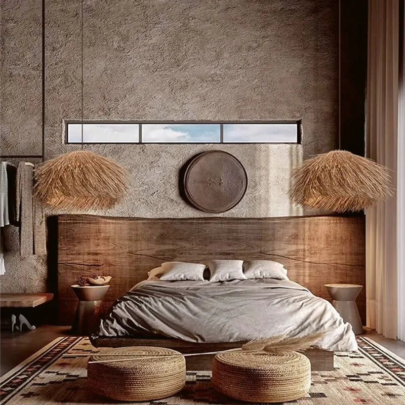 Hand Woven Rattan Chandler