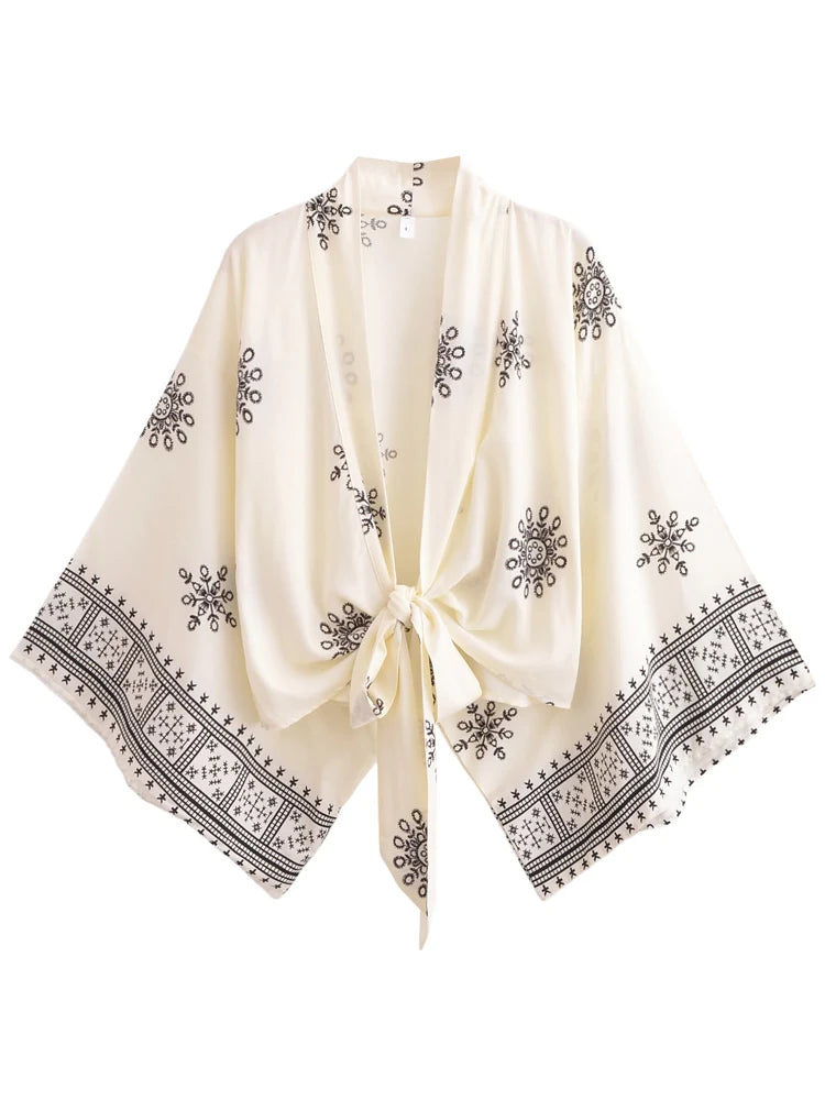 Voia Shop Boho Kimono Short Robe