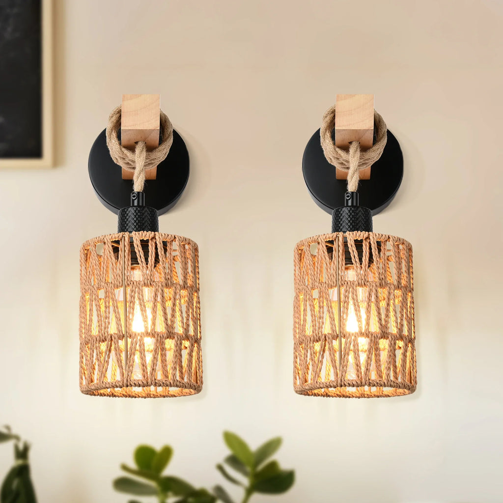 Rattan Wall Lights