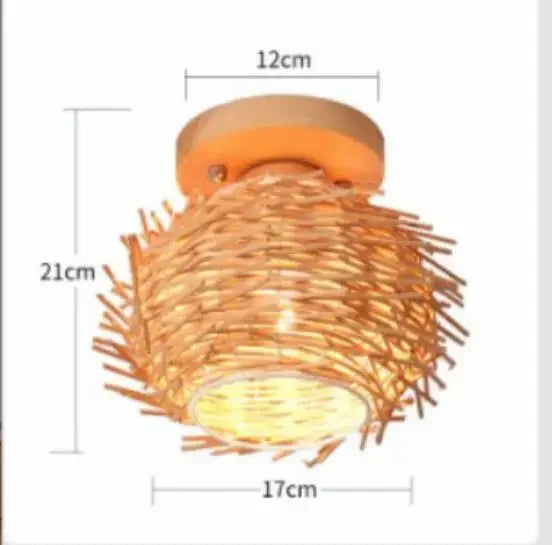Bamboo Chandelier Rattan