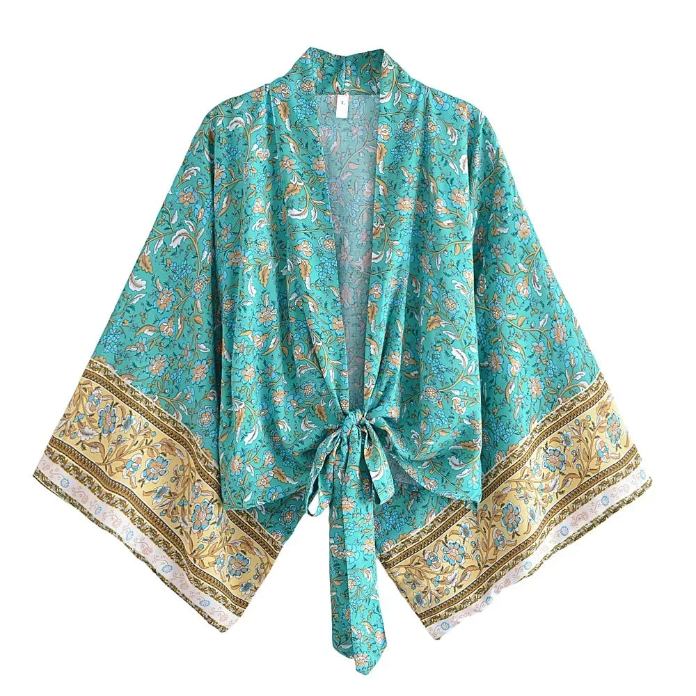Voiashop Short  Kimono