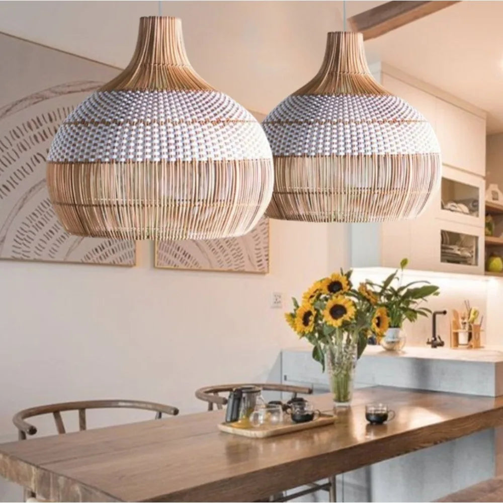 Rattan Chandelier Ceiling