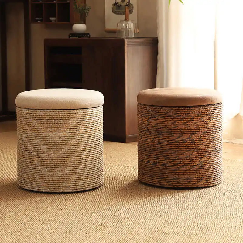 Rattan Low Stool  Stools