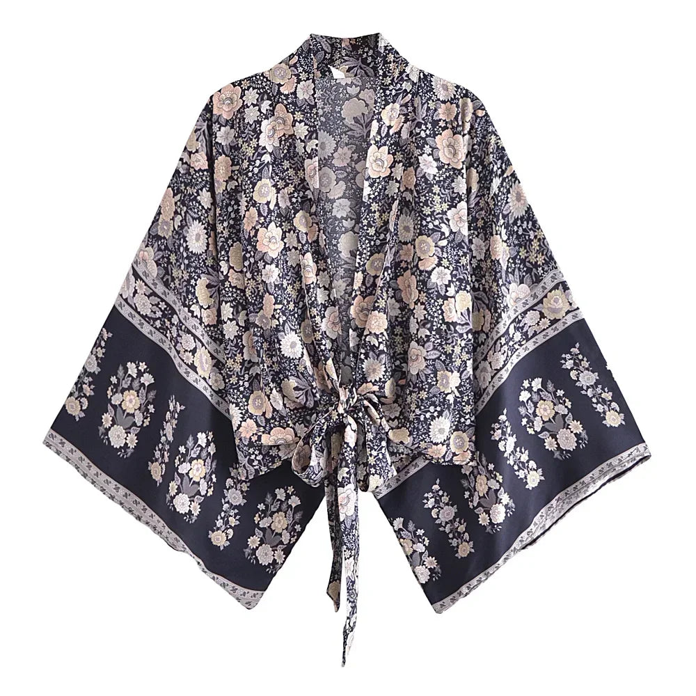 Voiashop Short  Kimono