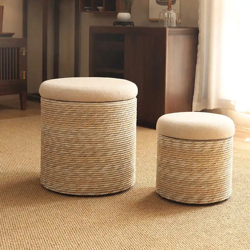 Rattan Low Stool  Stools