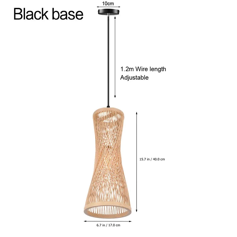 Japanese Bamboo Chandelier