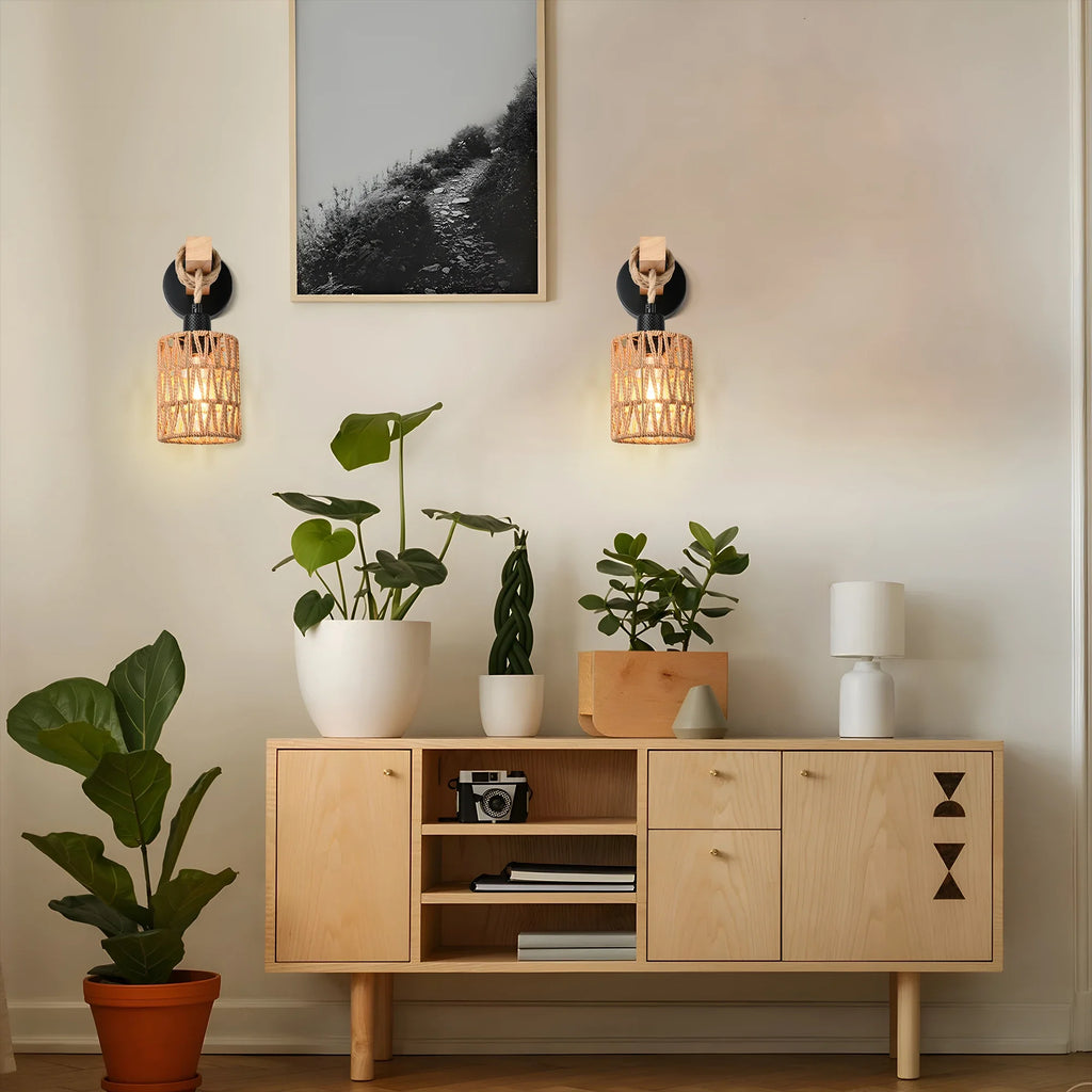 Rattan Wall Lights