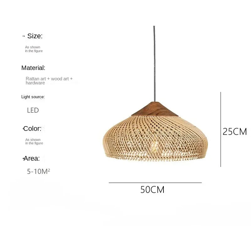 Rattan Pendant Lights Led Dining