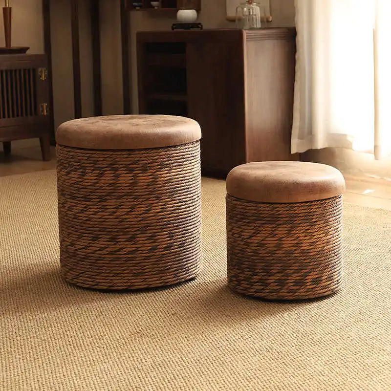 Rattan Low Stool  Stools