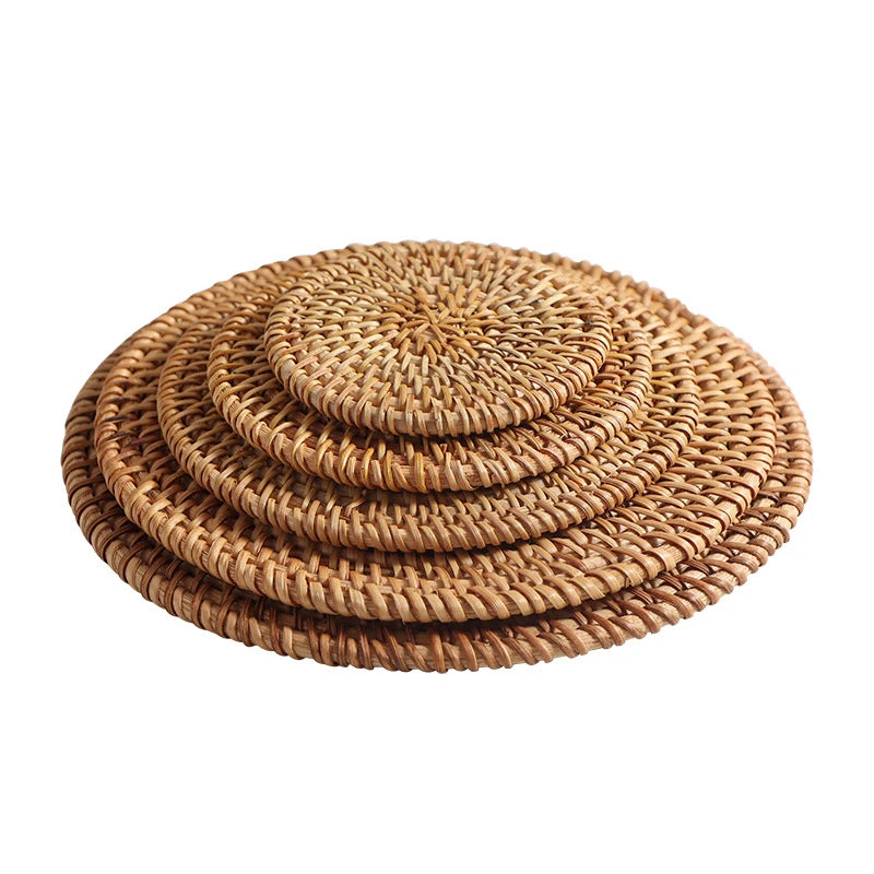 Rattan Coaster Table