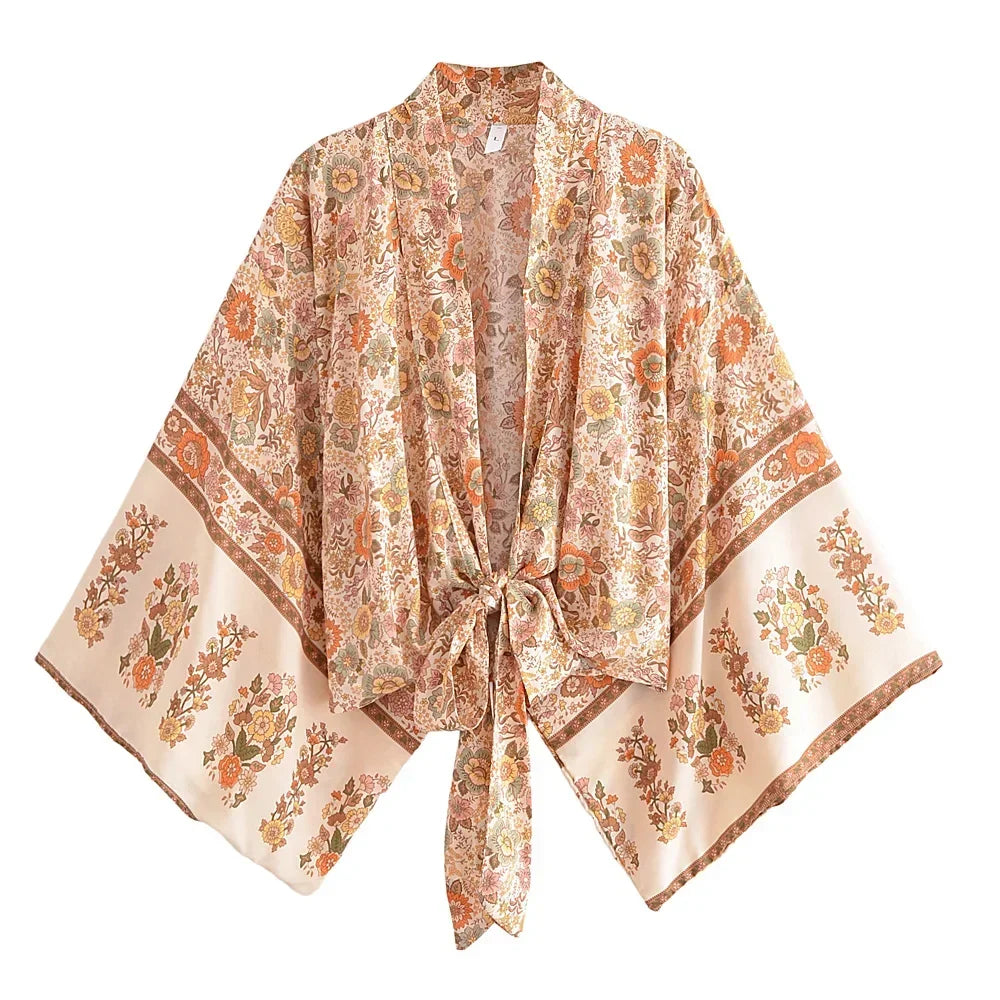 Voiashop Short  Kimono