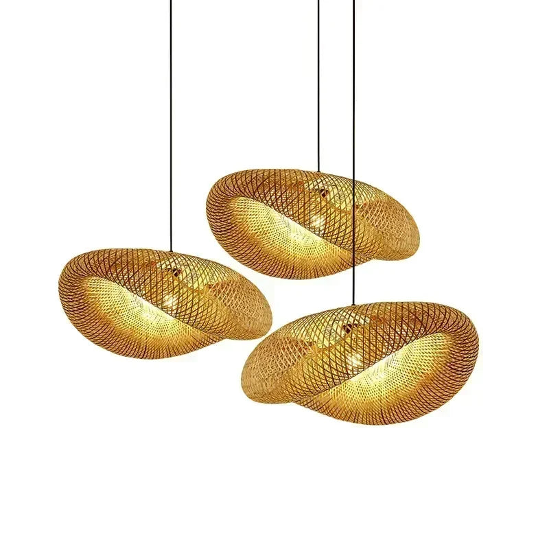 Bamboo Hand Weaving Pendant Lights